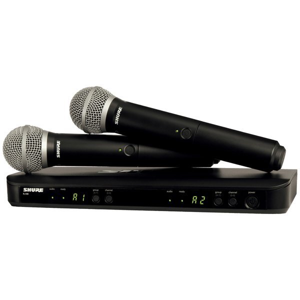 Shure BLX288E/PG58 double micro HF